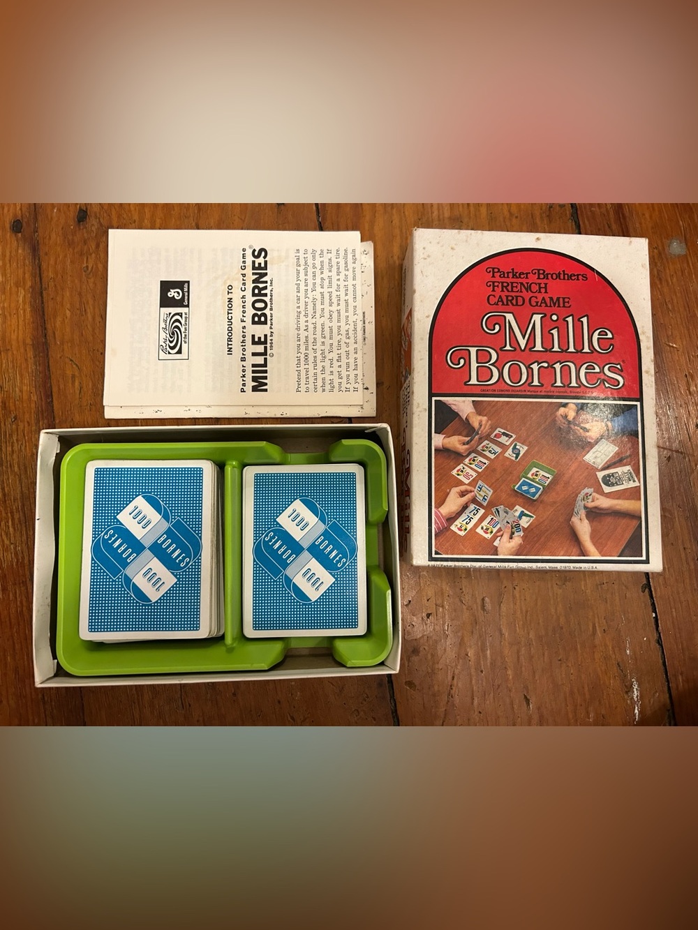 Mille Bornes French Card Game- vintage 1971